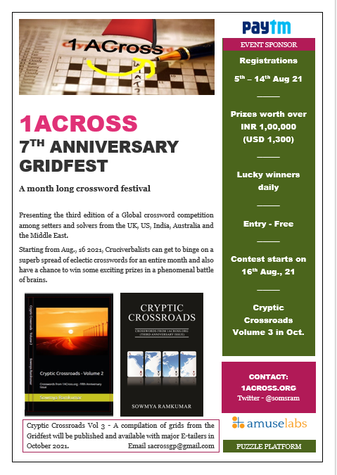 1ACross 7th Anniversary Gridfest – Launching Today