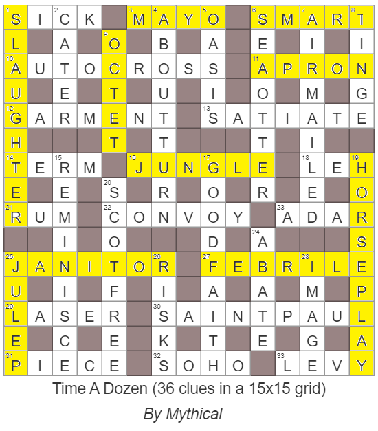 Time A Dozen – Solutions, Annotations and Results